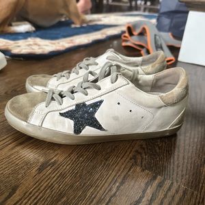 SOLD Camo Glitter Superstar Golden Goose